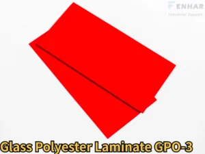 Glass polyester laminate for high voltage