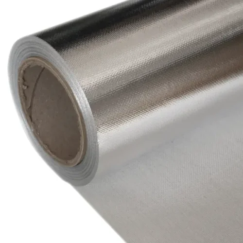 Tissu de fibre de verre enduit d'aluminium polyvalent pour l'isolation